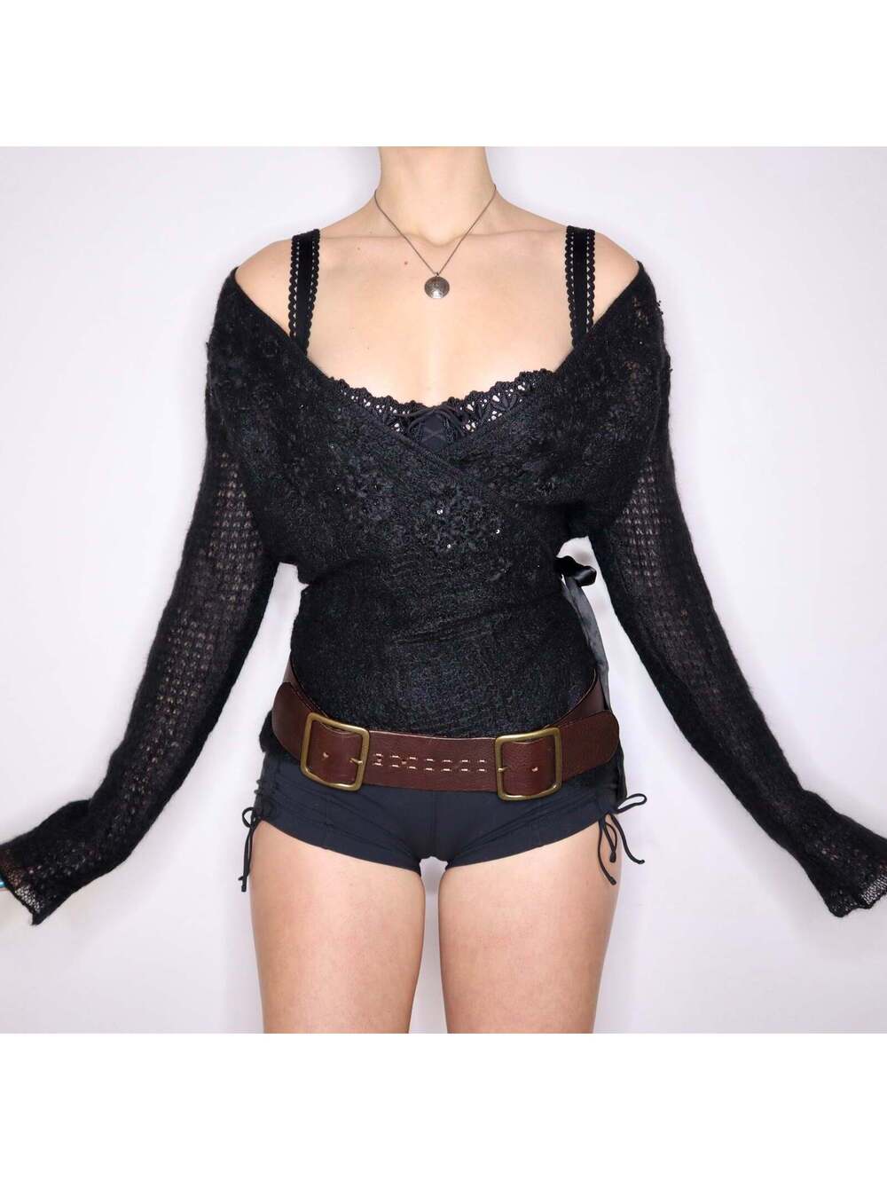 90s MAX MARA Wrap Cardigan (L)
